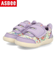 【クーポン配布中】IFME イフミー CALIN カラン ベビー 花柄ワンベルトシューズ 軽量 20-3815 パープル キッズ シューズ 靴 スニーカー ブランド ASBee