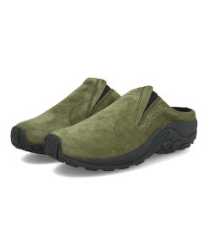 【クーポン配布中】MERRELL メレル JUNGLE SLIDE 撥水 メンズスニーカー スリッポン サボ クロッグ ジャングルスライド J004497 オリーブ メンズ シューズ 靴 アウトドアシューズ カジュアルシューズ サンダル スニーカー タウンユース アスビー