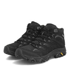 【クーポン配布中】MERRELL メレル MOAB 3 SYNTHETIC MID GORE-TEX 防水透湿 レディースアウトドアシューズ モアブ3シンセティックミッドゴアテックス J500424 ブラック/ブラック トレッキング ハイキング ハイカット ミッドカット 雨 雪