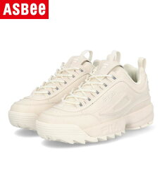 【クーポン配布中】FILA フィラ DISRUPTOR 2 レディーススニーカー 厚底 ディスラプター2 USS23029 100 オフホワイト レディース シューズ 靴 スニーカー ローカット ブランド ギフト プレゼント ラッピング ASBee アスビー