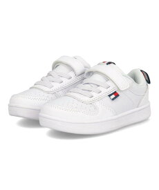 【クーポン配布中】TOMMY HILFIGER トミーヒルフィガー CADE COURT LOW ALT キッズスニーカー ケイドコートローオルト TH100937 ホワイト キッズ シューズ 靴 スニーカー ガールズ ボーイズ ブランド ギフト プレゼント ラッピング ASBee アスビー