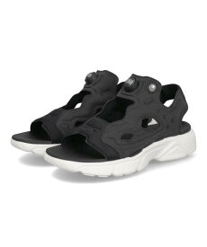 【クーポン配布中】Reebok リーボック INSTAPUMP FURY SANDAL 超軽量 レディーススポーツサンダル インスタポンプフューリーサンダル 152083 100251111 ブラック/ホワイト レディース シューズ 靴 サンダル スポーツサンダル ミドルヒールサンダル ミドルヒール