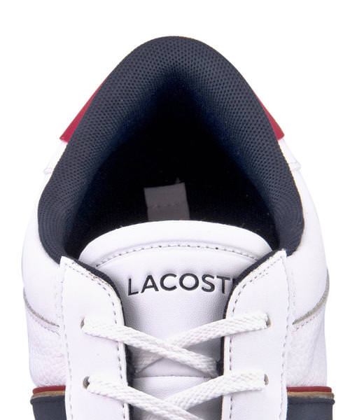 LACOSTE ラコステ COURT MASTER 319 メンズスニーカー コートマスター3196 CMA066L 407  ホワイト ネイビー レッド メンズ シューズ 靴 スニーカー ローカット ブランド ギフト 靴通販のシューズショップASBee