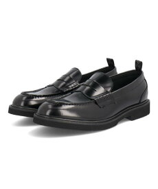 PATRICK COX パトリックコックス メンズ トラッドカジュアルシューズ 本革 滑りにくい コインローファー 286103 ブラック シューズ 靴 ビジネスシューズ ローファー ブランド ギフト プレゼント ラッピング ASBee アスビー