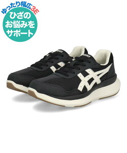 ASICS WALKING �A�V�b�N�X�E�H�[�L���O KNEESUP W019�y�Ђ��̂��Y�݂��T�|�[�g/���L3E�z���f�B�[�X�V���[�Y(�j�[�Y�A�b�v) 1242A019 001 �u���b�N/�I�t�z���C�g