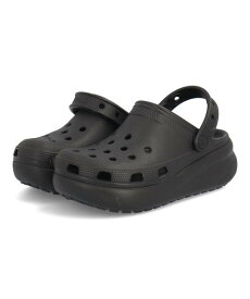 crocs クロックス CLASSIC CUTIE CLOG キッズ厚底サンダル 2WAY クラシックキューティークロッグ 207708 001 ブラック キッズ シューズ 靴 サンダル ガールズ ブランド ギフト プレゼント ラッピング ASBee アスビー