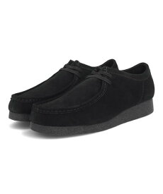 【クーポン配布中】Clarks クラークス WALLABEE EVO WP 防水 レディースシューズ ワラビーエヴォウォータープルーフ 26172817 ブラックスエード レディース シューズ 靴 カジュアル レインシューズ レースアップ 雨 雪 ASBee アスビー