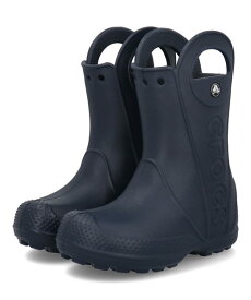【クーポン配布中】crocs クロックス HANDLE IT RAIN BOOT KIDS キッズ レインブーツ ハンドルイットレインブーツキッズ 12803 410 ネイビー シューズ 靴 レインシューズ ブランド ASBee