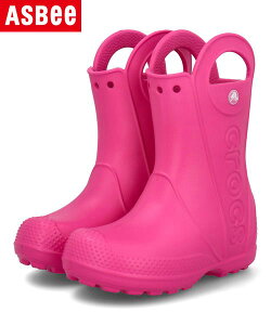 crocs �N���b�N�X HANDLE IT RAIN BOOT KIDS �L�b�Y ���C���u�[�c �n���h���C�b�g���C���u�[�c�L�b�Y 12803 6X0 �L�����f�B�[�s���N �V���[�Y �C ���C���V���[�Y �u�����h ASBee