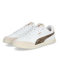 PUMA プーマ VIKKY STAR ANIMAL FLAIR レディーススニーカー 薄底(ビッキースターアニマルフレール) 404312 01 プーマホワイト/トーステッドアーモンド