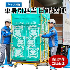 【同一市内限定】【岡山・広島・香川・福岡・鹿児島エリア】単身引越当日配送便【ボックス配送】