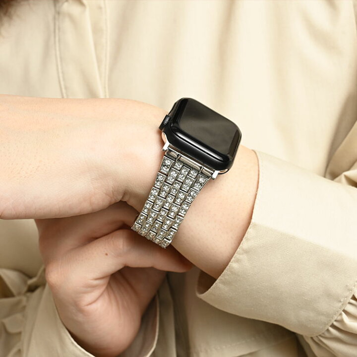 楽天市場】アップルウォッチ バンド レディース キラキラ Apple Watch 