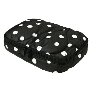 【LINE追加で300円クーポン】ガジェットポーチ キルティング トラベルポーチ メイクポーチ 充電器ポーチ ガジェットケース モバイルポーチ 中綿 ふわふわ かわいい 旅行 撥水 マルチケース