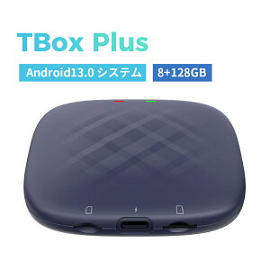 CarlinKit TBox Plus Android13.0 8+128GB CXCarPlay/Android AutoA_v^[ Youtube/Netflix/Hulu/Amazon Prime掋\ SIMJ[hΉ GPS 2\\ 4Glbg[N L̃J[vCڎԗ