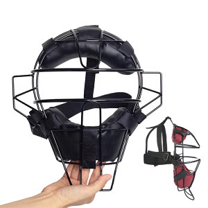 保護フェイスマスク 野球 ソフトボール防具 キャッチャー運動保護 フェイスガード マスク 大人用 耐磨耗 サイズ調節可能 野球の練習 審判 部活 ソフトボール防具 ベースボール防具 キャッ