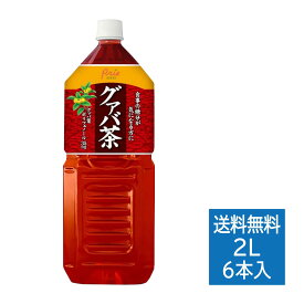 グァバ茶 2L×6本 送料無料 ｜グァバ 健康茶 ポリフェノール アシード 宝積飲料