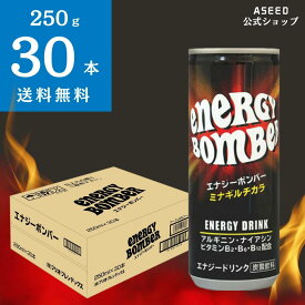 [公式]エナジーボンバー ｜ 缶 250ml×30本 1ケース エナジードリンク 箱 送料無料 エナドリ energy drink エネルギー カフェイン アルギニン