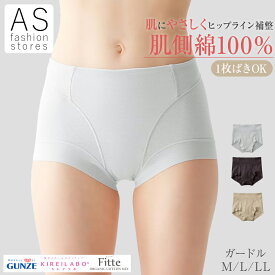 【楽天スーパーSALE ポイント10倍】グンゼ キレイラボ Fitte KB4062N ショートガードル M L LL レディース 肌側綿100％ ガードル 補正 補整 下着 楽 ショーツ 1枚履き可 ぽっこりお腹 下腹 スタイルアップ 着圧 オーガニックコットン フィッテ GUNZE
