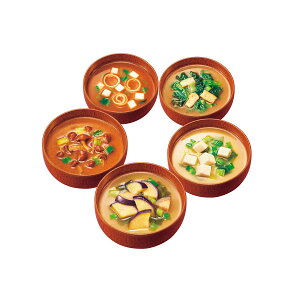 アマノフーズ フリーズドライ 減塩いつものおみそ汁5種セット(10食)