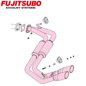 【正規品】FUJITSUBO フジツボ マフラー 車 A-S NISSAN ニッサン 日産 セレナ DBA-CC25 H19.12〜H22.11 350-17143 A-S
