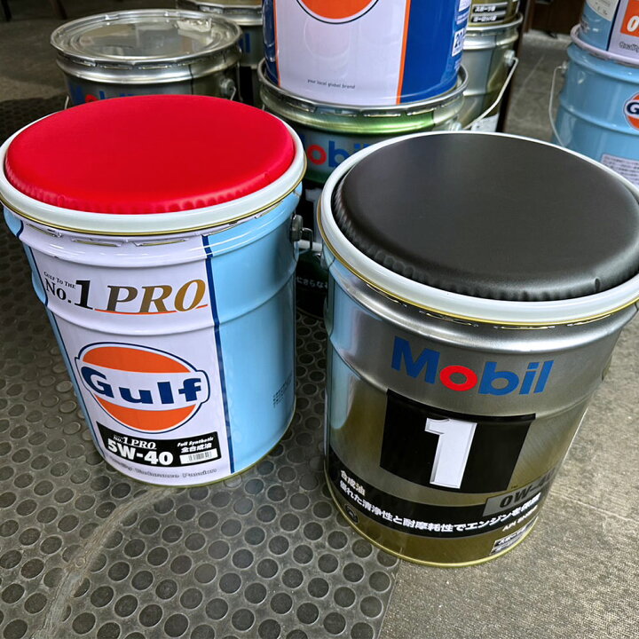 楽天市場】ペール缶 クッション 蓋 椅子 エンジンオイル 20L缶用 