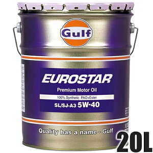 GULF Kt GWIC 5W-40 20L y[ Eurostar [X^[ S