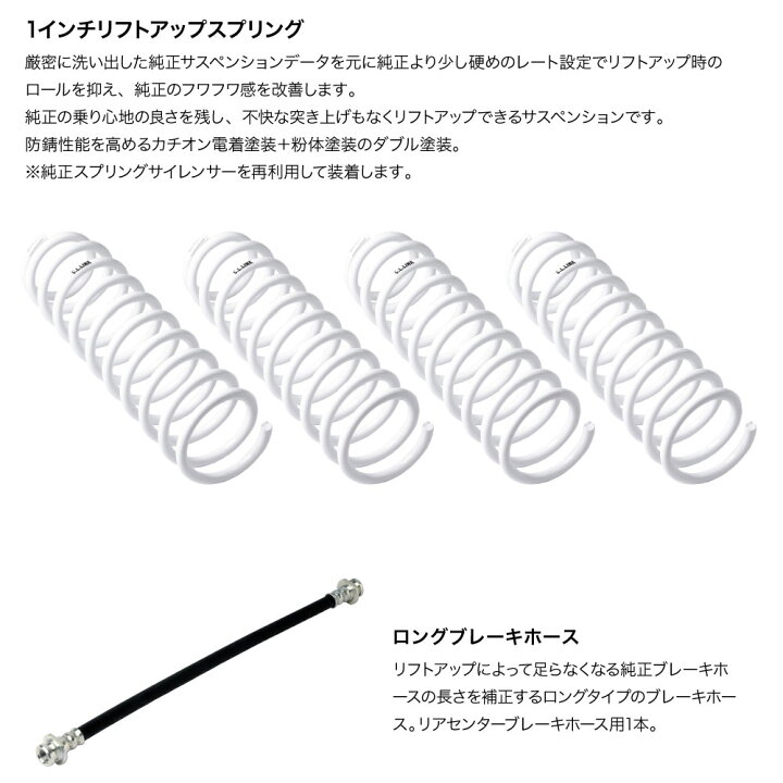 楽天市場】C.L.LINK シーエルリンク 1インチ リフトアップキット 