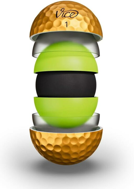 Vice Golf Vice Pro Plus Golf Balls - Gold