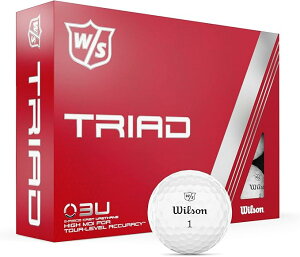Wilson Staff Triad Golf Ball EB\ X^bt gCh St{[ 1_[X