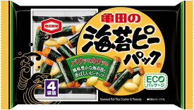 亀田製菓 海苔ピーパック　85g×12袋　お煎餅　海苔　せんべい　おかき