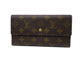 LOUIS VUITTON ルイ・ヴィトンポルトトレゾール・インターナショナル M61215スナップボタン式長財布モノグラムライン【中古】【送料無料】【質屋出品】