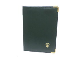ROLEX ロレックス保証書・冊子ケースグリーン系【中古】【質屋出品】