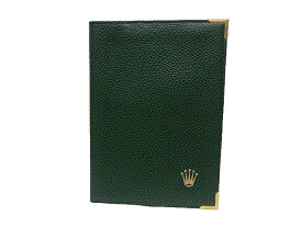 ROLEX ロレックス保証書・冊子ケースグリーン系【中古】【質屋出品】
