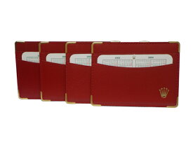 ROLEX ロレックスギャランティケース 4点付属品 レッド(赤)系 まとめ売り【中古】【送料無料】【質屋出品】