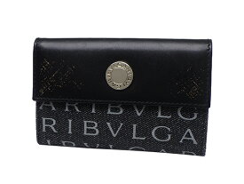 BVLGARI ブルガリカードケースロゴマニア ブラック(黒)系【中古】【送料無料】【質屋出品】