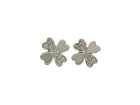 Folli Follie フォリフォリピアスK18WG(ホワイトゴールド)ダイヤモンド0.04/0.04ct【中古】仕上げ済み【送料無料】【質屋出品】