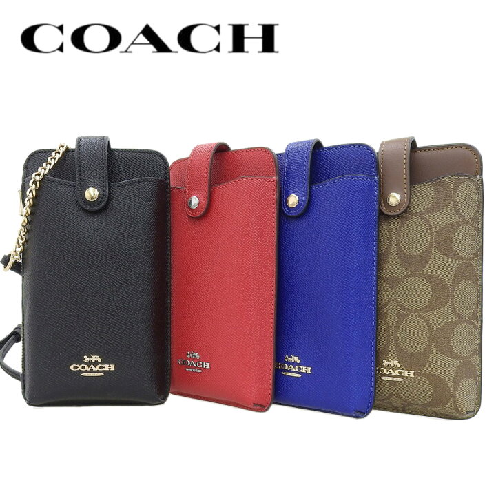 楽天市場】【COACH】 コーチ スマホショルダー チェーン フォーン  