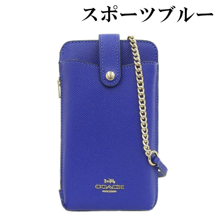 楽天市場】【COACH】 コーチ スマホショルダー チェーン フォーン  