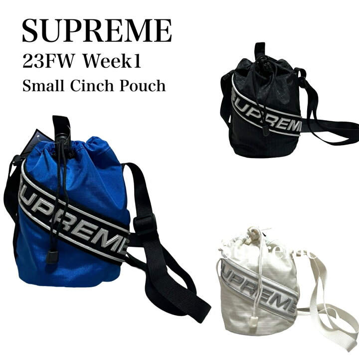 楽天市場】「新品」Supreme 23FW(AW) 3D Logo Small Cinch Pouch  