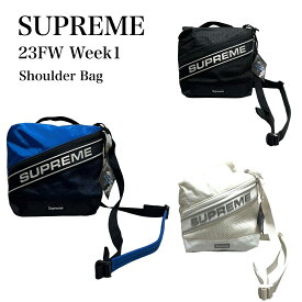 「新品」Supreme 23FW(AW) 3D Logo Shoulder Bag ナイロンショルダーバッグweek1 正規品ユニセックス　ブラック　ブルー　ストリート　ギフト　　プレゼント