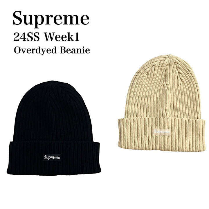 楽天市場】「新品」Supreme 24SS Week1 Overdyed Beanie 