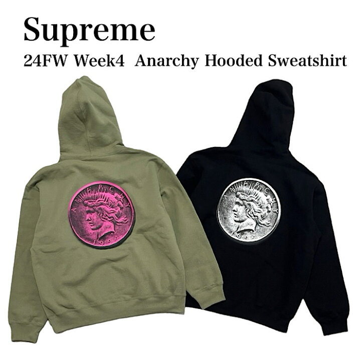 楽天市場】「新品 」Supreme 24FW Week4 Anarchy Hooded Sweatshirt  