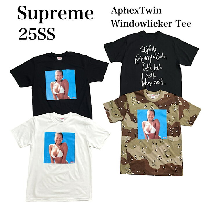 楽天市場】「新品」2025SS Week1 Supreme Aphex Twin Windowlicker Tee 