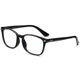 (DUCO) ブルーライトカット メガネ 子供 パソコン用 眼鏡 度なし こども pc メガネ blue light glasses TR90 青色光 カット メガネ おしゃれ 超軽量 K028 (ブラックフレームブラックテンプル)