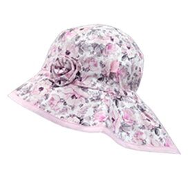 (coolbit) 冷える帽子 子ども用コラボハット 花柄ピンク Mサイズ
