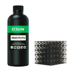eSUN 高精度植物ベースのPLAレジンプロ、405nm LCDモノクロスクリーンプリンター用の大容量ビルドボリューム3D印刷UV硬化フォトポリマーレジン、黒い、1000g(黒い)