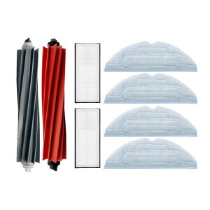 Roborock S8�|���@�pZLiT �����p���C���u���V�t�B���^�[���b�v�p�b�h�N���X�p�[�c Roborock S8 S8+ S8 Pro Ultra ���{�b�g�|���@�p (���C���u���V2��+�t�B���^�[+���b�v�p�b�h)