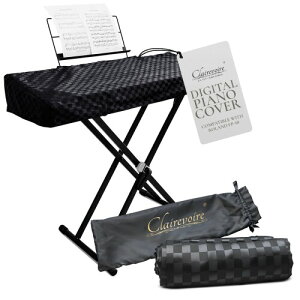 Clairevoire �f�W�^���s�A�m�J�o�[ Roland FP10�p | �d����&�h�� | �u�b�N�X�^���h�J���� | �T�C�h�܂�Ԃ� | �L�[�{�[�h�ւ̊ȒP�A�N�Z�X | �_���[�W�ی� (FP10BP - �G�{�j�[�u���b�N)