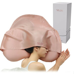 SILQA(�V���N�A) ���V���N �w�A�P�A�� �u�V���N�t�[�h�����C�E�����E�Ód�C���甯��ی� �X�����Ɗ��炩�Ȓ����ցv 25��v���~�A���̖��J�o�[�t���i60×30cm�j