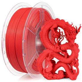 iSANMATE 3Dプリンタ用高速 PLA Plus フィラメント、レッド High Speed PLA フィラメント1.75mm+/-0.02mm、高速印刷に最適、印刷速度0～600mm/sに対応, 赤色